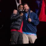 Adam Sandler Instagram - Cincinnati! Couldn’t have had more fun! Always the best! And happy birthday, Rocko! @heritagebankctr