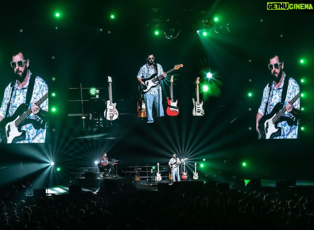 Adam Sandler Instagram - Verona, glad we finally got our show together. I had a phenomenal time and I consider you all my best friends now @turningstone