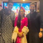 Aditi Dravid Instagram - What a better day to celebrate your Success than your Birthday 😍 Happy birthday @piyush_kkulkarni and big congratulations to my best men @sai_piyush_ on the release of @chowkmarathimovie My god! What have you guys done? What is this talent? ❤️i have seen you hustle. I have seen you work your ass off. Day and night.I have witnessed your journey. Pure hardwork without running behind anything materialistic, JUST PURE HONEST WORK. And as it is rightly said, keep working in silence, let your success make all the noise! Andd noise mhnje sadha kam naicchhh, Khatarnaaaak dhuwwvaaa🔥🔥🔥🔥 आपलं नानं खनखनीत वाजतंय!!!! Insanely magical work! So so happy and proud of you guys! Only onwards and upwards now 🤩 keep shining! #chowk #newfilm #saipiyush #musicdirectors #nustatalent #congratulations #nowintheaters #premiernight #bhaichabirthday #successnight #proud #loveandlight #riseandshine