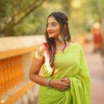 Aditi Dravid Instagram - गुढी पाडवा आणि नवीन वर्षाच्या खूप शुभेच्छा 🌸 . . Wearing my favourite @pratipadaclothingz saree Shot by @rohit_kadam_photography Makeup/hair/saree draping @shwetamoremakeovers . . #aditidravid #gudhipadwa #marathinewyear #manifestingdreams #positivevibesonly #riseandshine