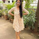 Aditi Dravid Instagram - Always a happy puppy when i work 🫶🏻🧿 #postshoot #happiness (swipe left) Have shot something fun today! Revealing it soon! Stay tuned! Also, thank you @labelposhaaq09 for this super cute dress! Looovevveeddd it 💕 #aditidravid #shootday #workdays #bestdays #lovemyjob #livingmydreams #aditivinayakdravid 🧿🧿🧿