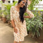 Aditi Dravid Instagram - Always a happy puppy when i work 🫶🏻🧿 #postshoot #happiness (swipe left) Have shot something fun today! Revealing it soon! Stay tuned! Also, thank you @labelposhaaq09 for this super cute dress! Looovevveeddd it 💕 #aditidravid #shootday #workdays #bestdays #lovemyjob #livingmydreams #aditivinayakdravid 🧿🧿🧿