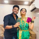 Aditi Dravid Instagram - Planet Marathi Film and OTT award 2023 #TeamNanu #Sunmarathi @sunmarathi #WithFav @aditi_vinayak_dravid #positivevibes