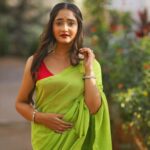 Aditi Dravid Instagram - गुढी पाडवा आणि नवीन वर्षाच्या खूप शुभेच्छा 🌸 . . Wearing my favourite @pratipadaclothingz saree Shot by @rohit_kadam_photography Makeup/hair/saree draping @shwetamoremakeovers . . #aditidravid #gudhipadwa #marathinewyear #manifestingdreams #positivevibesonly #riseandshine