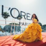 Aditi Rao Hydari Instagram - 🧚‍♀️ #walkyourworth #cannes2023 @lorealparis @festivaldecannes @michaelcinco5 @katmaconie @mamour_paris @shopanatina @sanamratansi @miteshrajani