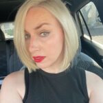 Aimee La Joie Instagram - I’ve been wanting to do this for years. Magic by @sandrastyleshair #blonde #aimeelajoie