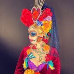 Aimee La Joie Instagram – I was honored to be asked by Emmy winners @angelamoosmakeup and @joematke to be their model for this Día de Los Muertos competition! Día de Los Muertos has always been a celebration that I have deeply admired and respected, from the surface level colors and spectacle to the true, beautiful meaning of the holiday. The older I get, the more I appreciate the people from my life who are no longer with us. ❤️ Vote for our look in the link in my bio! 
#diadelosmuertos #dayofthedead #aimeelajoie