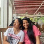 Aishwarya Krishnan Instagram - Thank you for accompanying me to the washroom every fkn time after watching those horror films in those days. Couldn’t have shit in peace without you, bro! 😂💕 Love you bhai @devikaagar 😘 Kolkata