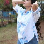 Aishwarya Narkar Instagram - Keepin' it cute in this shirt.... Shirt @gazillion.in ❤️ Hair @chanda.pawar.9862 P.c. @kadamvishal48 #aishwaryanarkar #shirts #cotton #pure#fashion #style#instafashion #instagram