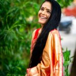 Aishwarya Narkar Instagram - ♥️♥️♥️♥️ Saree @soul_emporium ❣️ 📸❣️@harshalnikale #aishwaryanarkar #sareefashion #sareelove #style #brands#instaf#feel#vibe#instagood #viral#post