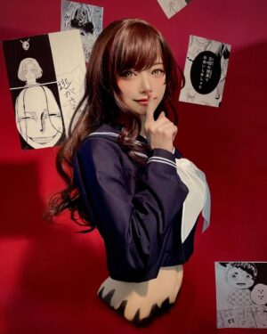 Akari Akase Instagram - (⚠︎ホラー苦手な人は注意)

5月発売の #りぼん 6月号にてインタビューが掲載されています！Twitterでは告知していましたがこっちではしていなかったので🤫💭

現在連載中、いしかわえみ先生の作品 "絶叫学級 転生"の黄泉ちゃんのコスプレをさせて頂きました~✨

お写真もありますので是非手に取って読んで下さい！まだ間に合う💪🏻

#あかせあかり
#コスプレ
#小学生の頃読んでた漫画 
#懐かしい 😌💭