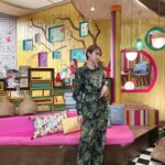 Akina Minami Instagram - プチブランチ衣装✨ 写真1・2枚目 タートルネック @thehandsome.official @utspr ジャケット、パンツ @desigual チョーカーネックレス @somnium_22 @susu_press ネックレス、リング、ピアス @ten.____ ブーツ @ph7_official 写真3・4枚目 ジャンプスーツ @desigual シューズ @charleskeith_jp ピアス、リング、ネックレス @e.m.__official 写真5・6枚目 シャツ、パンツ @desigual シューズ @ph7_official イヤーカフ、ネックレス、リング、ピアス @ten.____