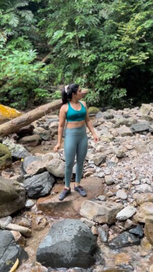 Akshita Bopaiah Instagram - The best view comes after the hardest climb 🧗