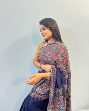 Akshita Bopaiah Instagram - Handblock printed collections @devismulmulcotton