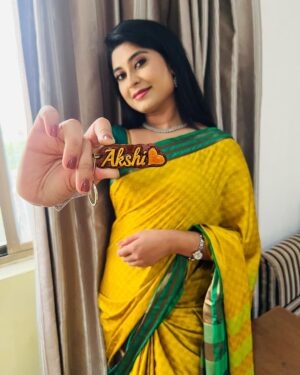 Akshita Bopaiah Instagram - Thank u so much for this beautiful handmade keybunch ❤️

@satya_fashion_workz
Watsapp:- 8121875902