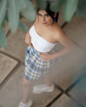 Akshita Bopaiah Instagram - Felt like a doll 🧸so hard to post 🥰

Team :
Photographer - @camerasenthil
Makeup - @rajalakshmi_bridalmakeup
Shoot Organized by @rrajeshananda