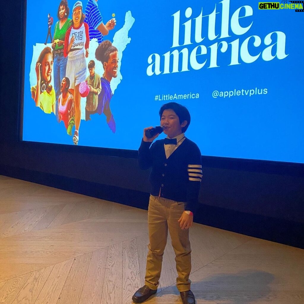 Alan Kim Instagram - Little America special screening. It was so nice to reunion with @kihonglee @bruceibaek and @jiahmichelleshin 💕💕I wished @leejungeun69 정은이모 was here, too. 💕💕Can’t wait!!! 12/9 @appletvplus #littleamericaseason2