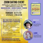 Aleeza Ben Shalom Instagram - Zoom Dating Event especially created for second time singles in their 20's💕! 📢 You asked, we listened! Jewish video speed dating! 🫶🏼 Meet new people in a relaxed, moderated atmosphere! 🗓 Thursday, December 21. 6PM PST | 9PM EST 📲 To sign up, visit or click the link: www.sawyouatsinai.com/events #matchmaking #speeddating #jewish #JewishDating #JewishSingles