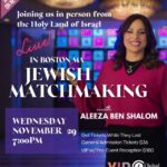 Aleeza Ben Shalom Instagram - 🌟 Step into the enchanting world of Jewish matchmaking TOMORROW as we unveil the secrets of love with the renowned matchmaker Aleeza Ben Shalom LIVE in Chestnut Hill! 🌟 💖 Join us for an exclusive LIVE event where Aleeza will weave tales of passion, share her unmatched insights, and divulge the keys to successful matchmaking. This is your golden ticket to explore the captivating universe of relationships and the art of finding that perfect match. ✨ Brace yourself for an evening of magic as Aleeza Ben Shalom, the maestro of matchmaking, takes center stage! 🎟️ Limited seating available! Secure your spot now to be part of this extraordinary experience. 🎟️ 🌟 Upgrade to our Sponsor Ticket Packages for a chance to attend the Pre-Event Reception with Aleeza Ben Shalom and enjoy VIP Seating. 🔗 Click the link in my bio or visit the following link to grab your tickets before they vanish! ⬇️ https://www.chabadch.com/tools/events/default_cdo/aid/418840/jewish/Event-Reservations.htm @chabadch
