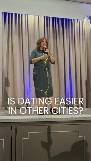 Aleeza Ben Shalom Instagram - Feel like there’s no one to date in your city?

Think it might be easier in a different city?

Listen to my #1 tip for singles in this situation…