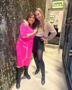 Aleeza Ben Shalom Instagram - Honored to support my friend @aleezabenshalom on the @tamronhallshow! Can’t  wait for you all to see it on Monday!🩷✨

#tamronhallshow #jewishdating #jewish #dating #matchmaking