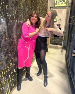 Aleeza Ben Shalom Instagram - Honored to support my friend @aleezabenshalom on the @tamronhallshow! Can’t  wait for you all to see it on Monday!🩷✨

#tamronhallshow #jewishdating #jewish #dating #matchmaking
