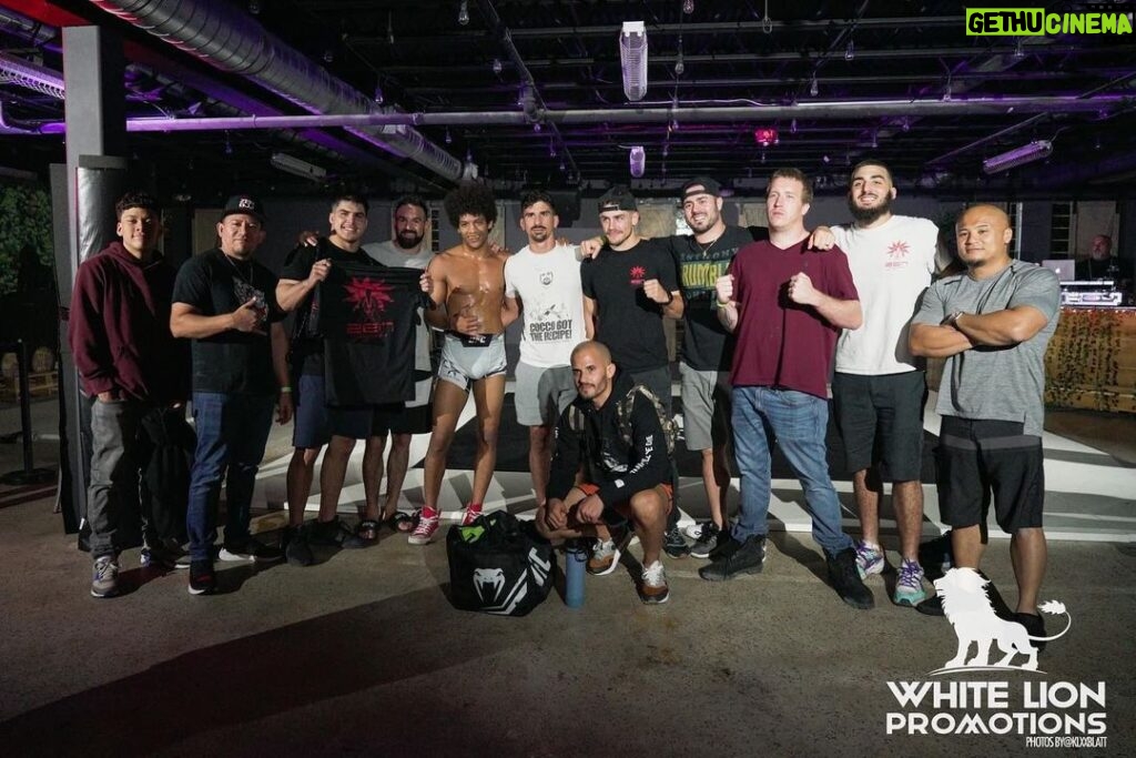 Alex Caceres Instagram - With the team @zenjiujitsumiami @thehiddenlotus__ after the event with @whitelionpromotions