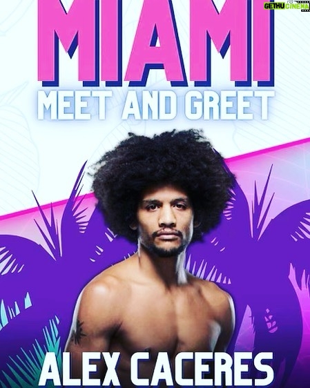Alex Caceres Instagram - Come say hi Saturday will be there 1-3pm
