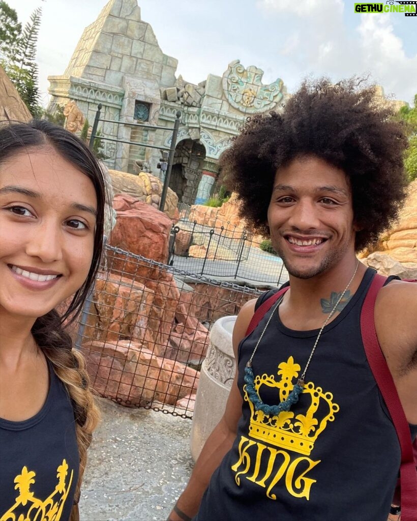 Alex Caceres Instagram - ✨ Universal Studios and Islands of Adventure ✨ Let’s Live, Love, and Adventure. Happy Early Birthday to my Alex 🥳 I love you! I can’t believe we did Dr.Dooms Fearfall 😨Let’s keep making everything an adventure 😘♥