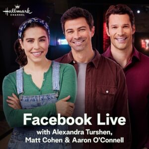 Alexandra Turshen Instagram - Join us Thrs 2/23 @ 1pm ET for a love event, sorry, typo… a LIVE event where we will spill the behind the scenes real-real, like the food Aaron will never eat again after filming #madeforeachother premiering Sat Feb 25th, 8/7c on everyone’s favorite @hallmarkchannel #hallmarkchannel #hallmark #hallmarkies #hallmarkmovies