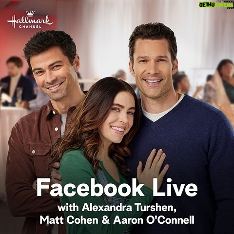 Alexandra Turshen Instagram - Join us Thrs 2/23 @ 1pm ET for a love event, sorry, typo… a LIVE event where we will spill the behind the scenes real-real, like the food Aaron will never eat again after filming #madeforeachother premiering Sat Feb 25th, 8/7c on everyone’s favorite @hallmarkchannel #hallmarkchannel #hallmark #hallmarkies #hallmarkmovies