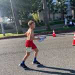 Alexia Ioannides Instagram - Dying on the inside 🫶 #longbeachhalfmarathon Scroll to see some strangers who inspired me along the way. Including a child who probably got a very similar time to me. Fr tho this race was so fun and I’m proud of myself for how much I’ve grown as a runner over the past couple years✨🎊
