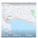 Alexia Ioannides Instagram - Dying on the inside 🫶 #longbeachhalfmarathon Scroll to see some strangers who inspired me along the way. Including a child who probably got a very similar time to me. Fr tho this race was so fun and I’m proud of myself for how much I’ve grown as a runner over the past couple years✨🎊