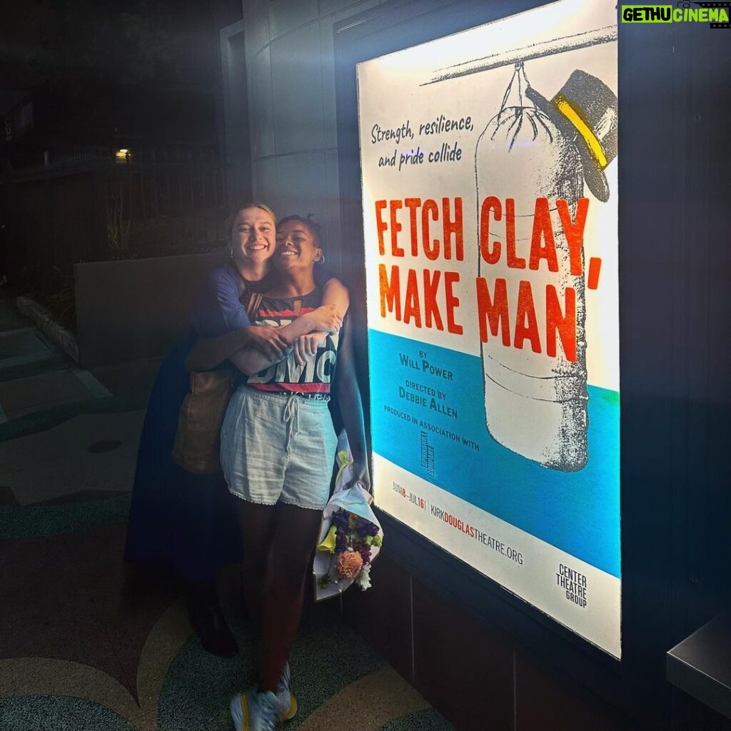Alexis Floyd Instagram - fetch play make love #fetchclaymakeman @ctgla Kirk Douglas Theatre