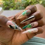 Alicia Garza Instagram - Always gotta slide through when I’m in town and let these nails get done proper … thank you @nail.it.good you be killin em!