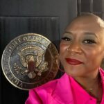 Alicia Garza Instagram - I love a party and also I be hiding out from the party — weird shit. But I’m so glad I went out last night on the last day of Black People Month — got to hug on some people I ain’t seen in a minute and as always, put some birds in the air. These days I’m more focused on being in the moment than in the picture — but these are some of the photos the homies caught! We gon be alright. Thank you @vp for having us at your crib — and we had a time for sure!