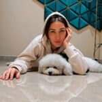 Alisshaa Ohri Instagram - with you I live a pawfect life❤️⁣ ⁣ ⁣ ⁣ ⁣ ⁣ ⁣ ⁣ ⁣ ⁣ #AlisshaaOhri #Actor #Bollywood #Actress #DogLover #PetParentLife #FurBabyLove