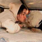 Alisshaa Ohri Instagram - with you I live a pawfect life❤️⁣ ⁣ ⁣ ⁣ ⁣ ⁣ ⁣ ⁣ ⁣ ⁣ #AlisshaaOhri #Actor #Bollywood #Actress #DogLover #PetParentLife #FurBabyLove