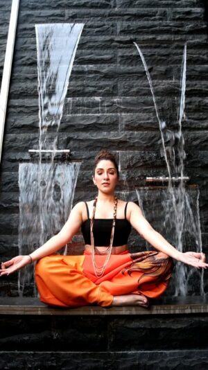 Alisshaa Ohri Instagram - Celebrating World Mental Health Day with the soothing embrace of yoga, my cherished sanctuary. Balancing the roles of a mother, a crown holder, and a aspiring actress can be quite the intricate act, yet this profound practice remains my constant practice to being centered and enveloped in a serene sense of calm. 🙏⁣
⁣
⁣
⁣
⁣⁣Photography: @shutterstrings⁣
MUA: @jishanmua
⁣
⁣
⁣
⁣
⁣
⁣
⁣
⁣
⁣
⁣
⁣
#AlisshaaOhri #Actor #WorldMentalHealthDay #YogaTherapy #InnerPeaceJourney #BalanceInLife #MentalHealthMatters #MindfulnessPractice #HolisticWellness #CrownHolderLife #ActressLife #SerenityNow #SelfCareRoutine #CalmWithin #LifeInBalance #HealthyMindset #MindBodyConnection