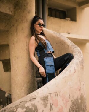 Alisshaa Ohri Instagram - In my element wearing @clapbackk.in

[Alisshaa Ohri, Bollywood, Actor, Street Style Look, Outfit Ideas, Casual look, Denim Wear, Influencer, Fyp, Trending, Explore, Instagram]