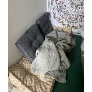 Allison Tolman Instagram - You’re supposed to do color correction in as dark a room as possible. So when you self produce and won’t be visiting a studio for post production, the obvious move is to create a cozy nest in your guest bathroom where you can sit for hours with two talented friends, a bunch of snacks, and your increasingly concerned cat. We’re making it work this #FemaleFilmmakerFriday🎥

Shout out to @calvinbellas - doing the real work over zoom. ❤️