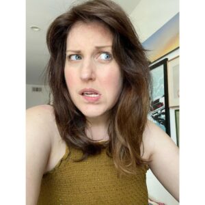 Allison Tolman Instagram - Today, for reasons entirely it’s own which I cannot discern, my hair decided it needed to part on the other side of my head than usual. I rolled with it but was admittedly thrown enough that I burned myself with a curling iron. What planetary alignment causes this?