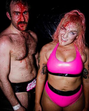 Allison Woodard Instagram - I died a thousand times
.
.
.
.
#alliekatch #wrestling #womenswrestling #deathmatchwrestling #tagteamwrestling #bussy #losangeles #jjsb #blood #gorillaz
