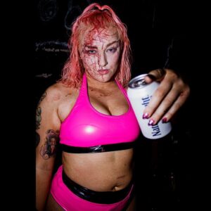 Allison Woodard Instagram - u know i love u by the way that i kiss u 
.
.
.
.
#alliekatch #wrestling #womenswrestling #intergenderwrestling #deathmatchwrestling #tagteamwrestling #bussy #blood #lilpeep #naturallight