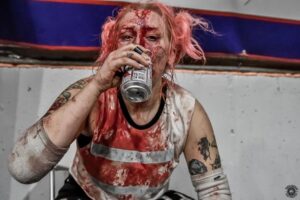 Allison Woodard Instagram - if i never make it home tonight, the streets have swallowed me whole
.
.
.
#alliekatch #wrestling #womenswrestling #intergenderwrestling #tagteamwrestling #bussy #wargames #gcw #gamechangerwrestling #pabst #tui #trappedunderice