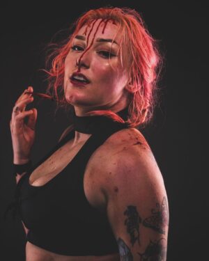 Allison Woodard Instagram - im in love with a girl i hate
.
.
.
.
.
#alliekatch #wrestling #womenswrestling #deathmatchwrestling #tagteamwrestling #bussy #ftsk #foreverthesickestkids #blood #portrait #atlanta