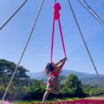 Alma Hätönen Instagram - I can buy myself flowers 🌸🌺🌻 #aerial #aerialhammock #thailand