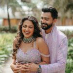 Amala Paul Instagram - Two souls , one destiny, walking hand-in-hand with my divine feminine, for the rest of this lifetime. 💜🪬💫 #married #twinflame Photography & films @magicmotionmedia Outfit ~ @t.and.msignature Jewellery ~ @m.o.dsignature Hair ~ @akshatahonawar Makeup ~ @unnips Events ~ @simevents.in @4_seasonsevents Grand Hyatt Kochi Bolgatty