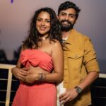 Amala Paul Instagram - From the party where it all began to celebrating a lifetime together - our love story unfolds. 💞✨🪬 #lovestory #engagedlife #godspeed