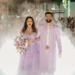 Amala Paul Instagram - Celebrating the love & grace that brought us together… #Married to my divine masculine… Seeking your love and blessings 💫💖💖💖🪬 #sacredunion Photography & films ~ @magicmotionmedia Outfit ~ @t.and.msignature Jewellery ~ @m.o.dsignature Hair ~ @akshatahonawar Makeup ~ @unnips Events ~ @simevents.in @4_seasonsevents Bouquet ~ @florita_floral Bolgatty Palace & Island Resort